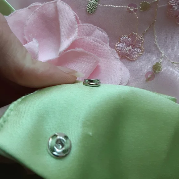 Bonnie Jean Floral Pink Dress Girls 8 - Picture 8 of 9